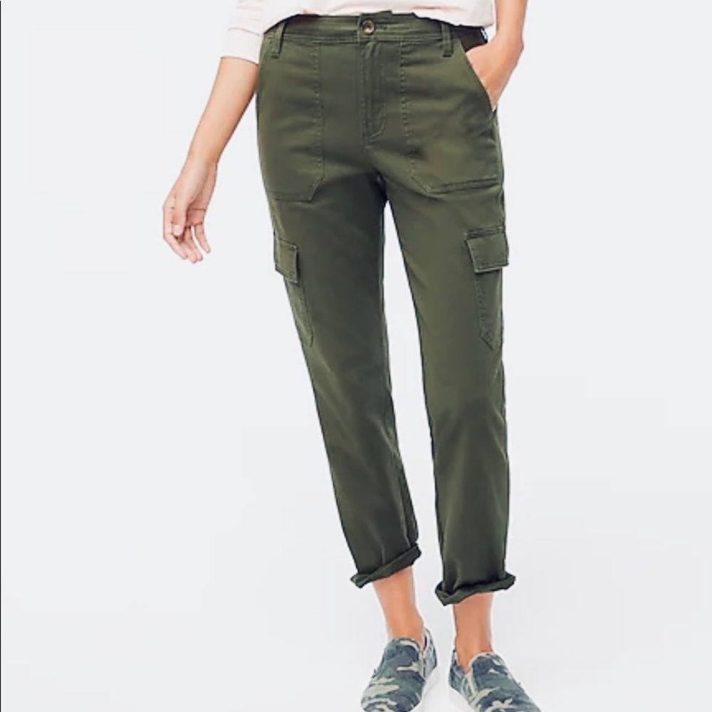 J CREW garment dyed cargo pants